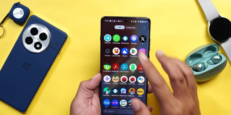 OxygenOS sur 12R architecture logicielle et impact sur la latence tactile